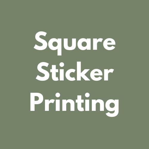 Square Sticker Printing